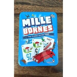 Mille Bornes Classic Racing Card Game Tin Box Asmodee MIB01 French New
